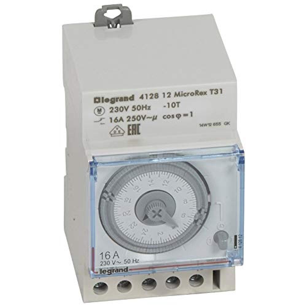 Timer Legrand 412812: Soluzione Automazione Oraria MicroRex T31 NUOVO