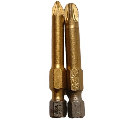 2 x BOSCH PZ1+PZ3 Schrauberbit Max Grip 