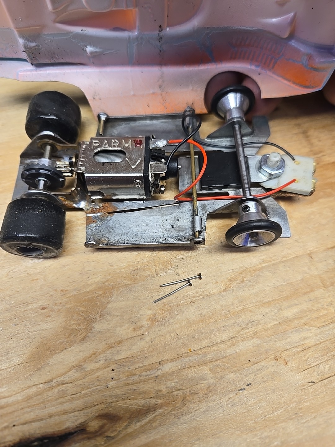 1/32 Womp Slot Car Parma Homeset Motor Silicone Rears Modified Motor Mount