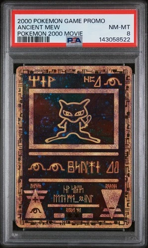 2000 POKEMON GAME MOVIE POKEMON 2000 MOVIE ANCIENT MEW PSA 8