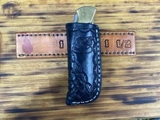 Leather Folding Pocket Knife Sheath Buck 110 Size (Sheath Only)
