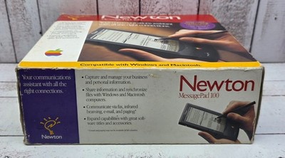 Rare Vintage 1993 Apple Newton MessagePad 100 PDA Box - Collectors