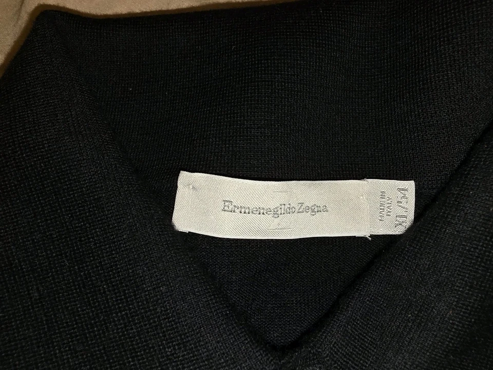 Camisa de manga larga Ermenegildo Zegna mezcla de lana 3 botones para hombre XL ITALIA Foto 4 de 4