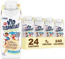 BOOST KID ESSENTIALS 1.0, Vanilla Vortex 24 X 8 Fl Oz Carton