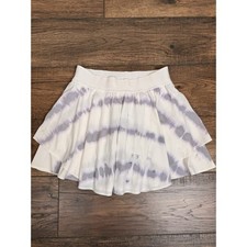 Lululemon Transverse Lilac Tie-Dye Print Court Rival High Rise Skirt Size 8
