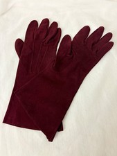 Vtg Glovers Guild Gloves Mo-Lav Washable Mocha Doeskin Women's Size 6.5