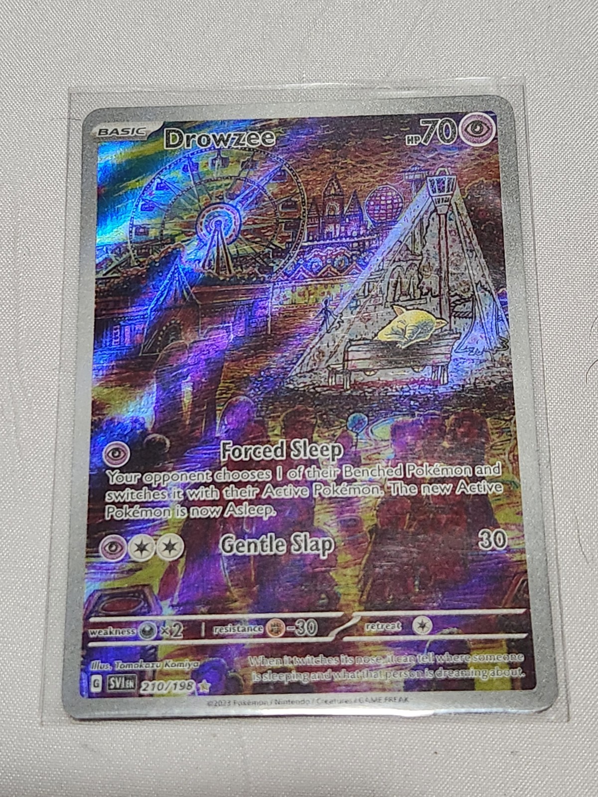 Drowzee 210/198 SV01: Scarlet & Violet Base Set Holo NM