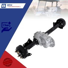 For EZGO Electric 73500-G01 Schafer 12.44:1 Rear Axle Assembly With Brake Drum