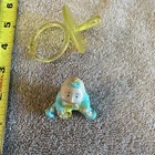 Vintage Cabbage Patch Kids Doll Pacifier Soother & baby figure