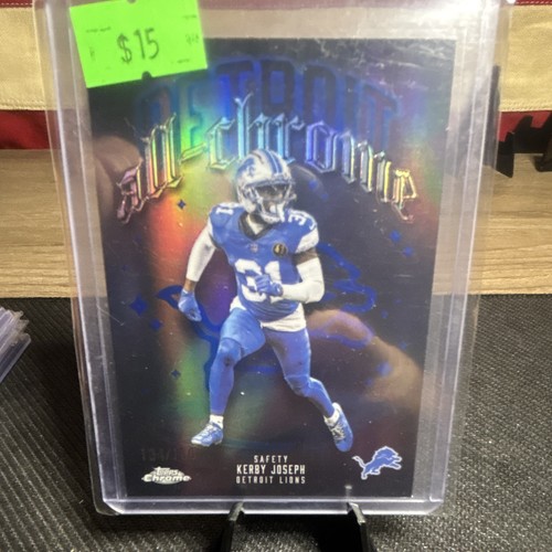 Topps 2025 Chrome Kerby Joseph Detroit Lions All-Chrome Team Insert #ACT-23 /150