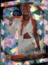 2025 Panini Prizm WNBA #131 Saniya Rivers Ice Prizms RC