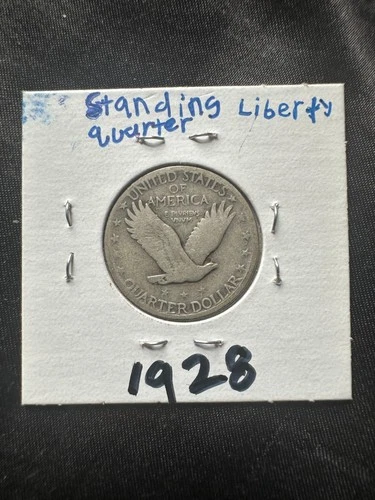 1928 Standing Liberty Quarter 25c as Pictured