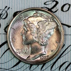 * 1923-P FSB * SUPERB+ GEM BU MS MERCURY SILVER DIME * FROM ORIGINAL COLLECTION