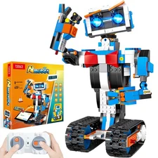 Robot Building Toys for Kids 8-12 – STEM Coding Kit with Remote & Rechargeable