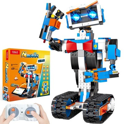 Robot Building Toys for Kids 8-12   STEM Coding Kit with Remote & Rechargeable