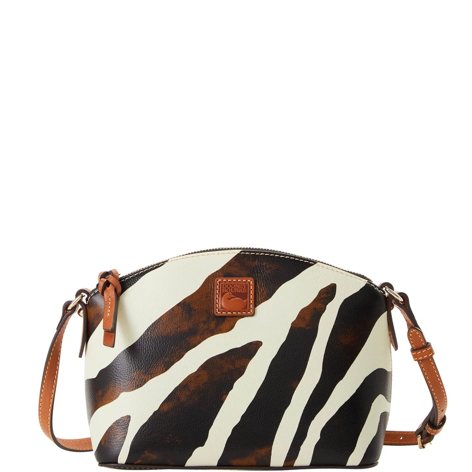 Dooney & Bourke Zebra Leather Suki Crossbody
