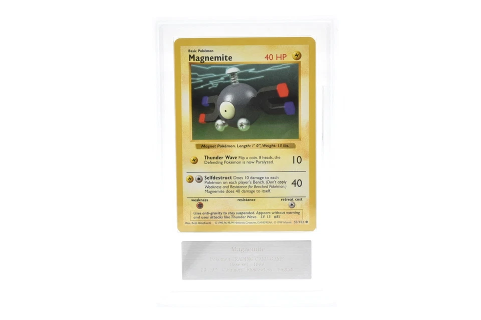 ［ARS10］Pokemon Card MAGNEMITE SHADOWLESS 1999 PSA BGS - Image 2 of 4