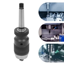 1/32 - 5/8 inches Self-tightening Drill Chuck Set with a Connecting Rod 0.004in
