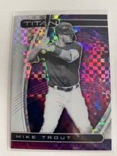 2021 Panini Chronicles - Titan Mike Trout #16 Building Blocks Prizm