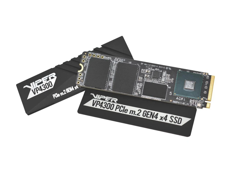 Patriot Viper VP4300 2TB M.2 Gen4 NVMe SSD – DRAM Cache, Heatsink, 7400MB/s, - Image 4 of 4