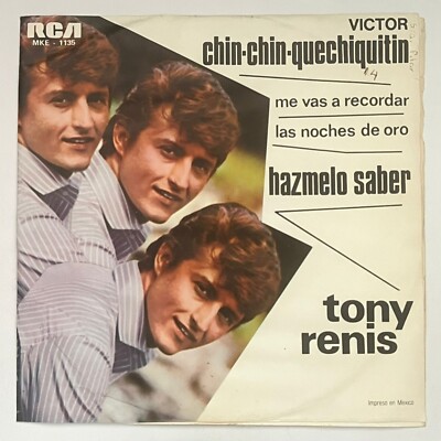TONI RENIS - CHIN-CHIN-QUECHIQUITIN - 1969 MEXICAN 7'' EP PS WOC WOL, CHANSON