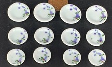Dolls House Tea Set Ceramic Floral Motif 12 Piece Hand Painted TS26 tumdee