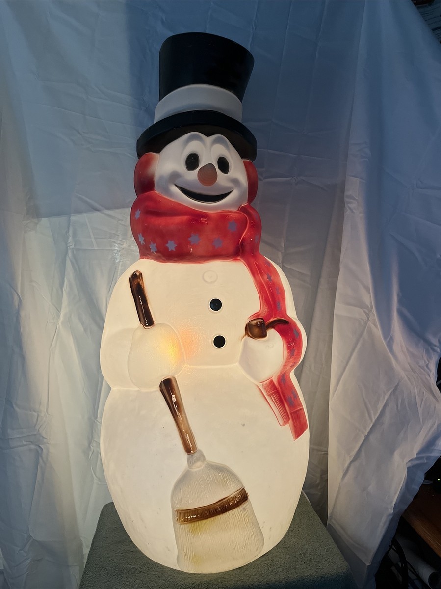 Empire Industries ヴィンテージ スノーマン ブローモールド Vintage Empire Snowman Blow Mold Large Christmas Decoration 42