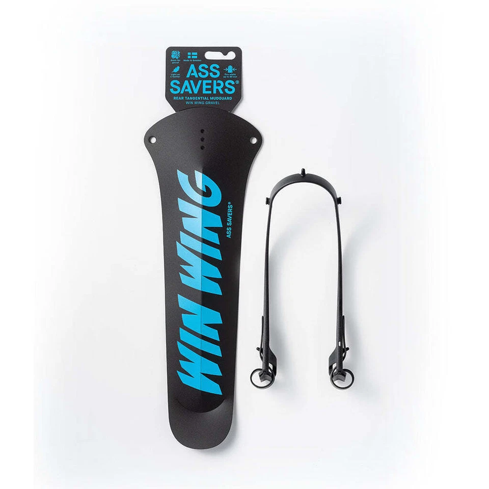 Guarda-lamas traseiro Ass Savers Win Wing 2 para bicicletas Gravel, larguras de pneus até 60mm - Imagem 4 de 4