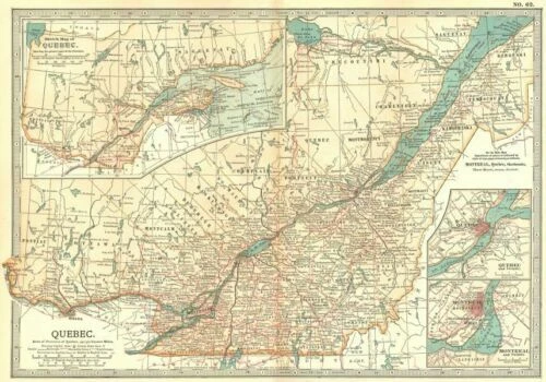 Antique North American Maps & Atlases Montreal