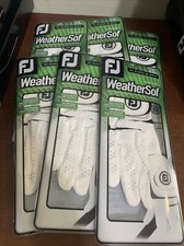 Footjoy Weathersof lot of 6 Womens Right Medium golf gloves New in package RH