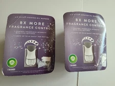 Lot 2 NEW Air Wick Plug in Electric Scented Oil Air Freshener Warmer Units White