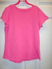 Girls Wonder Nation T-Shirt Size Large L 10-12 Short Sleeve Sleeve Pink WM05