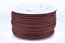 Chocolate Brown - Micro Cord 1.18mm 125ft Nylon Rope Spool - Made in the USA