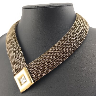   Ermani Bulatti Halskette Collier Anhänger Armband Band Armreif Kette Gold 161 