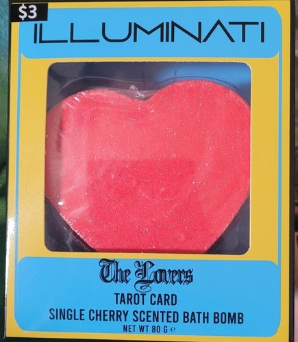 Tarot Illuminati Lovers Moon 3 Of Swords Page Of Cups Knight Scented Bath Bombs - Picture 4 of 11