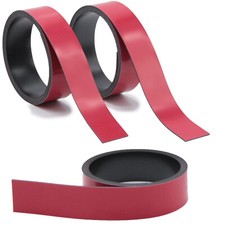 3x Magnet-Streifen Rot - ca. 2 cm x 1 m Magne...