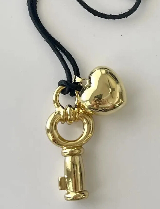 Vintage French Designer Signed AGATHA PARIS Key To My Heart 