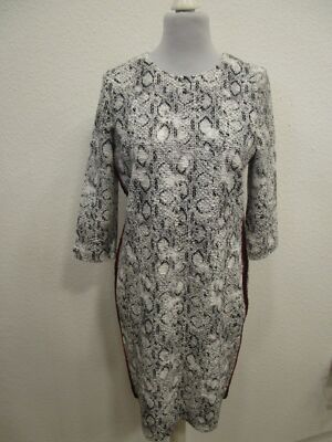 just White Kleid schwarz weiss Gr.40 (W137-03)