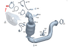 MERCEDES-BENZ GLA H247 AMG Exhaust System Profile Seal A0009955033