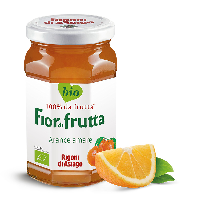 Marmelade Orangen Aprikosenkerne Bio Rigoni di Asiago Fiordifrutta 250g