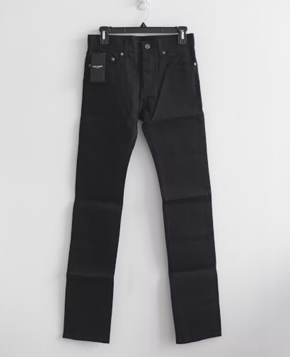 FW14 Saint Laurent Paris Hedi Slimane D01 Black Slim Jeans FW14 Saint Laurent Paris Hedi Slimane D01 Black Slim Jeans