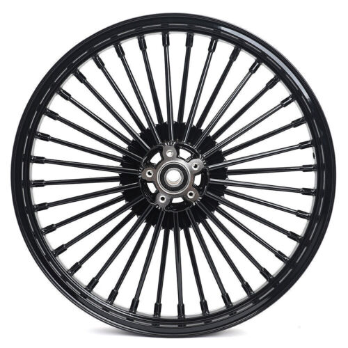 Fat Spoke Chopper Wheels Rims 21x2.15 18x3.5 for Harley Street Bob Low Rider FXD - Picture 2 of 7