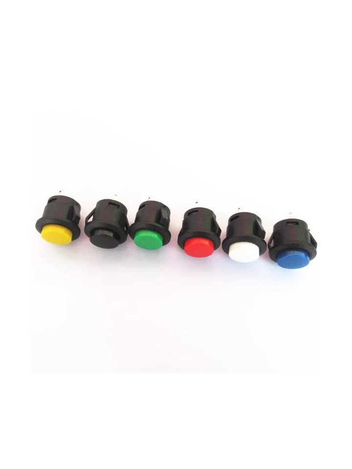MKBKLLJY Drucktastenschalter 14 Stück - Selbstsperrend 12mm Mit Vorverdrahteten Kabeln