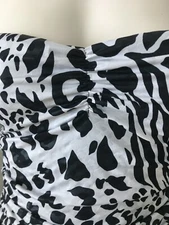 NWOT jumpsuit romper, black/white, Sexy Diva, size L