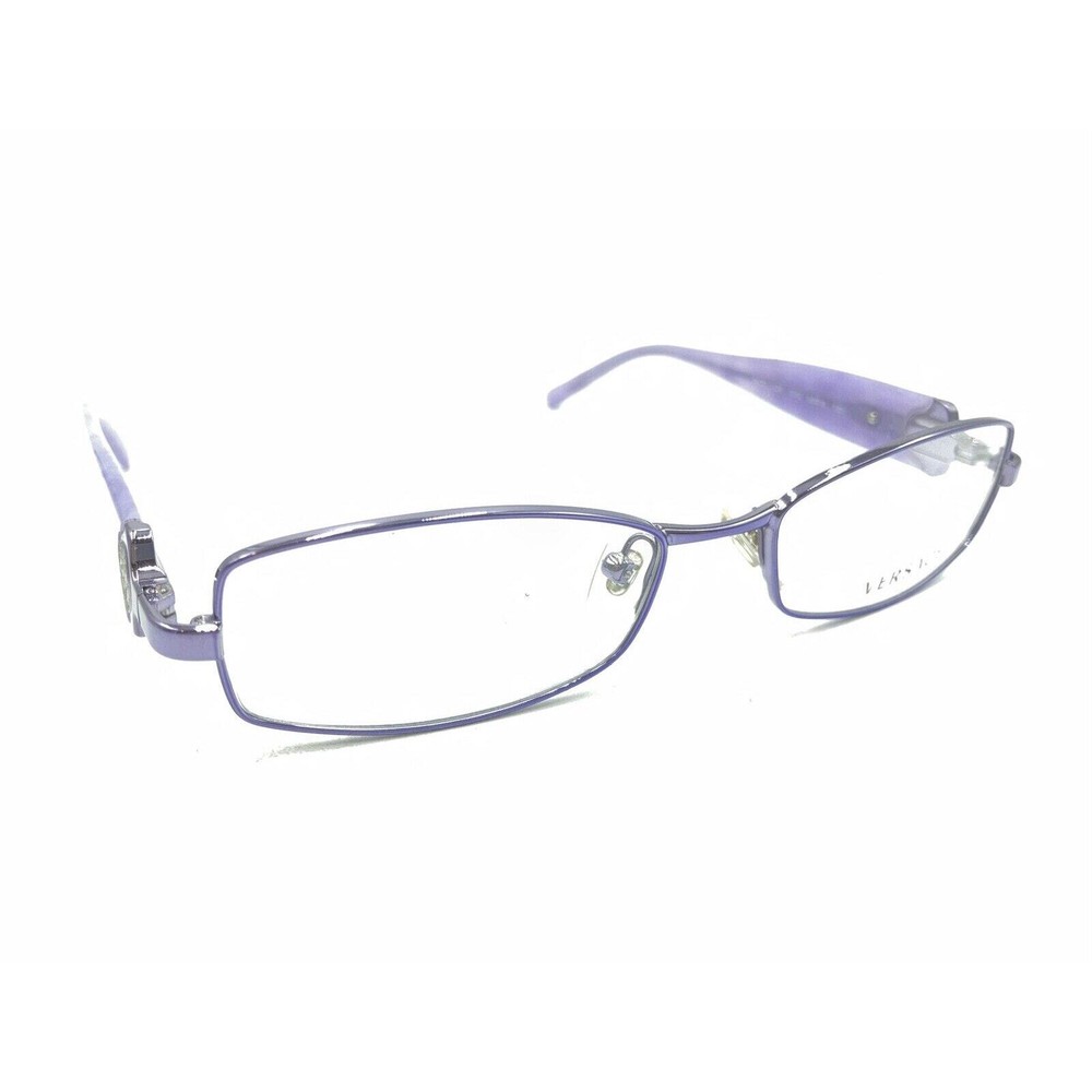 Versace NEW MOD. 1139 1012 Purple Rectangle Eyeglasses Frames 50-16 135 Italy