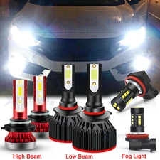 For Honda Civic 2006-2012 2013 2014 2015 LED Headlight High Low Fog Light Bulbs