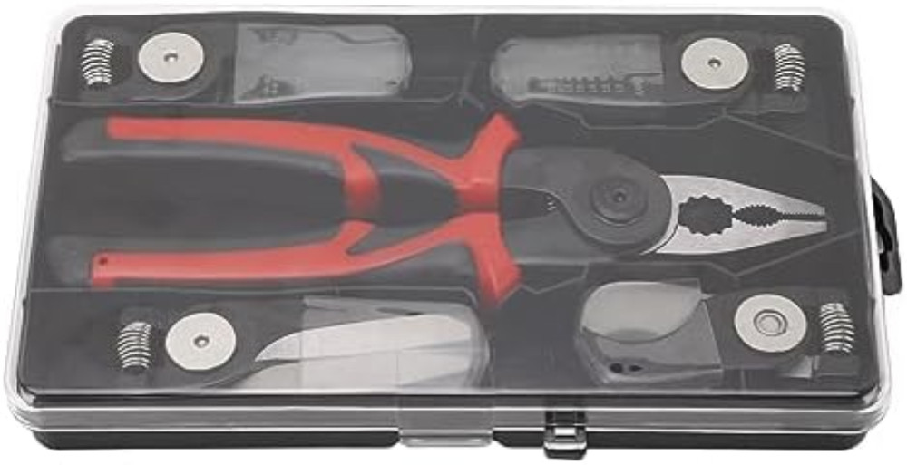 Set Pinze Multifunzionali 5 in 1 Intercambiabili Professionale Acciaio CR-V
