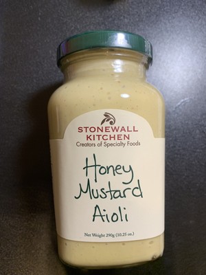 Stonewall Kitchen Honey Mustard Aioli One Glass Jar 10 25oz 1pc