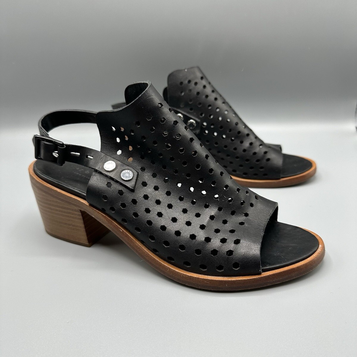 Rag & Bone Tan Wyatt Perforated Leather Open | Mercari Rag and Bone Wyatt Sandals main image 1