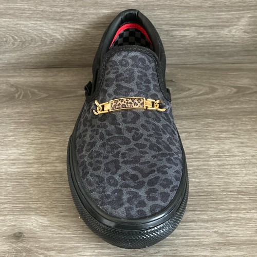 Vans x Cher Strauberry Skate Slip-On Cheetah Black Size 9 Women's NWB NWOT - Picture 5 of 12